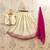 Girls tie and dye ready to wear lehenga & blouse with dupatta