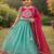Girls tie and dye ready to wear lehenga & blouse with dupatta