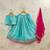 Girls tie and dye ready to wear lehenga & blouse with dupatta