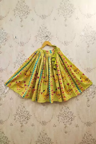 Girls printed ready to wear lehenga &