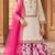 Girls floral regular chanderi cotton kurta with sharara & with dupatta