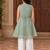 Girls ethnic motifs printed angrakha chanderi cotton kurti with trousers