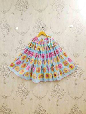 Girls printed ready to wear lehenga & 3
