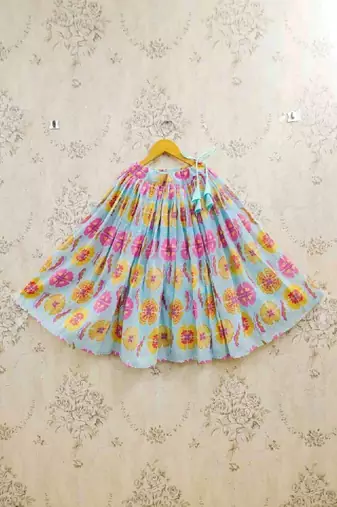 Girls printed ready to wear lehenga &