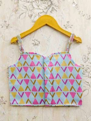 Girls printed ready to wear lehenga & 4