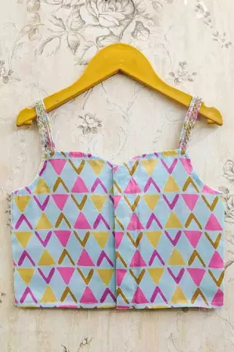Girls printed ready to wear lehenga &