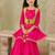Girls empire thread work pure cotton kurta with sharara