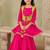 Girls empire thread work pure cotton kurta with sharara