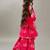 Girls ethnic motifs printed angrakha gotta patti chanderi cotton kurta set