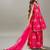 Girls ethnic motifs printed angrakha gotta patti chanderi cotton kurta set