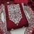 Floral Embroidered Thread Work Unstitched Dress Material