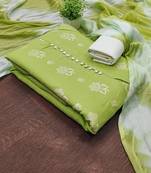 Floral Printed Unstitched Dress Material