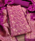Embellished Unstitched Dress Material