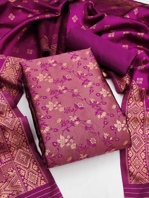 Embellished Unstitched Dress Material 2