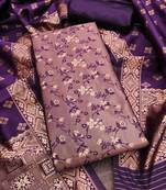 Embellished Unstitched Dress Material