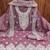 Floral Embroidered Chanderi Cotton Unstitched Dress Material