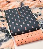 Printed Pure Cotton Unstitched Dress Material