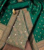 Embellished Unstitched Dress Material