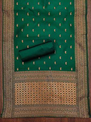 Embellished Unstitched Dress Material 4
