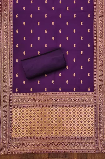 Embellished Unstitched Dress Material