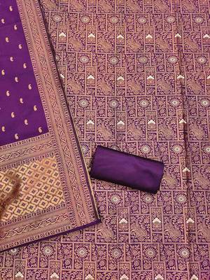 Embellished Unstitched Dress Material 4