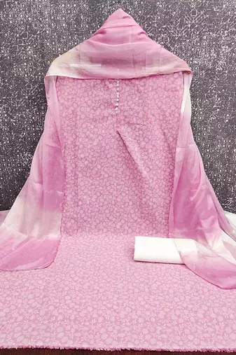 Printed Pure Cotton Unstitched Dress Material