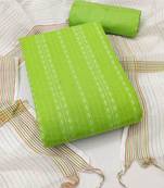 Geometric Woven Design Unstitched Dress Material