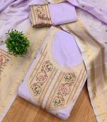 Pure Silk Unstitched Dress Material