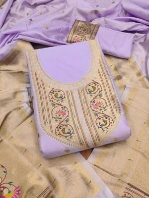 Pure Silk Unstitched Dress Material 2