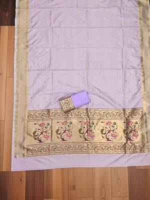 Pure Silk Unstitched Dress Material 4