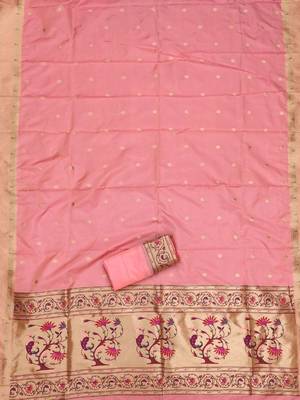 Pure Silk Unstitched Dress Material 4