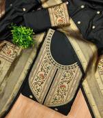 Pure Silk Unstitched Dress Material