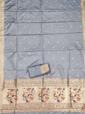 Pure Silk Unstitched Dress Material 4