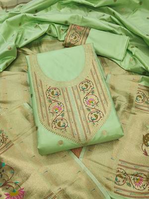 Pure Silk Unstitched Dress Material 2