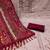 Floral Embroidered Thread Work Unstitched Dress Material