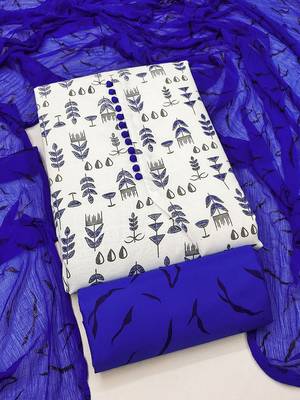 Printed Unstitched Dress Material 2