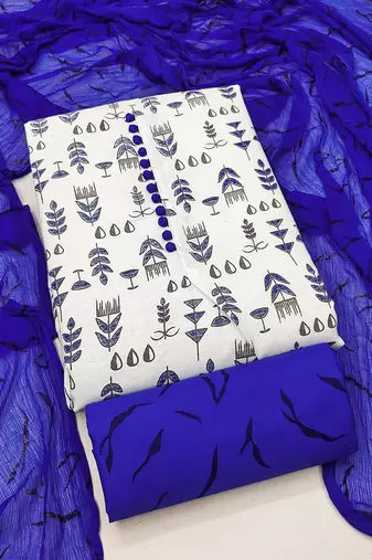 Printed Unstitched Dress Material