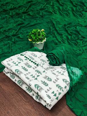Geometric Printed Unstitched Dress Material 2