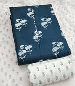 Printed Pure Cotton Unstitched Dress Material