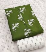 Printed Pure Cotton Unstitched Dress Material