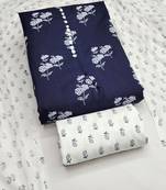Printed Pure Cotton Unstitched Dress Material