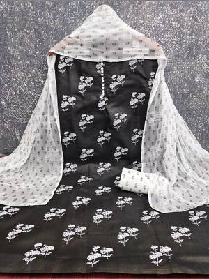 Printed Pure Cotton Unstitched Dress Material 2