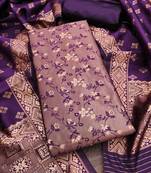 Embellished Unstitched Dress Material