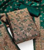 Embellished Unstitched Dress Material