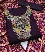 Embellished Unstitched Dress Material