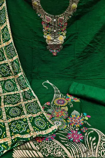 Woven Design Jacquard Unstitched Dress Material