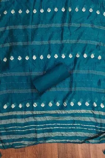 Embroidered Unstitched Dress Material