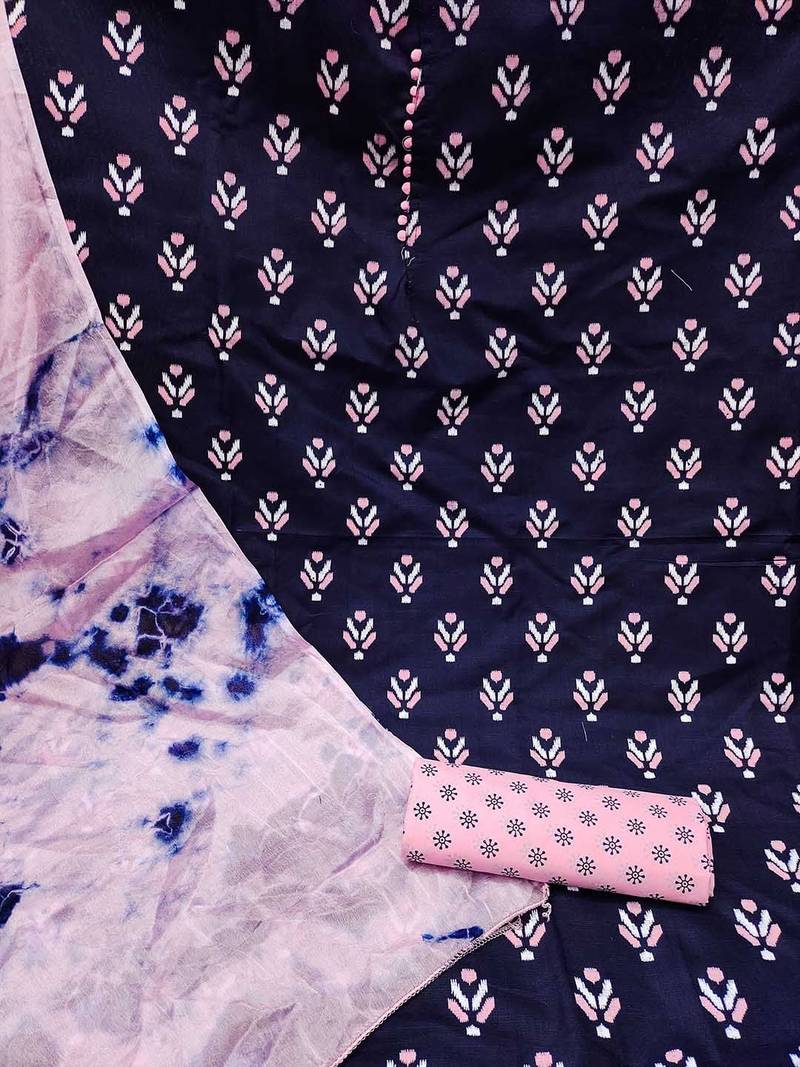 Embellished Unstitched Dress Material