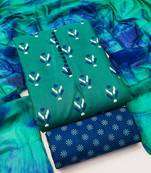 Embellished Unstitched Dress Material
