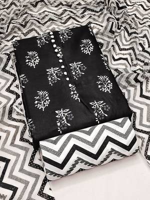Floral Printed Unstitched Dress Material 2
